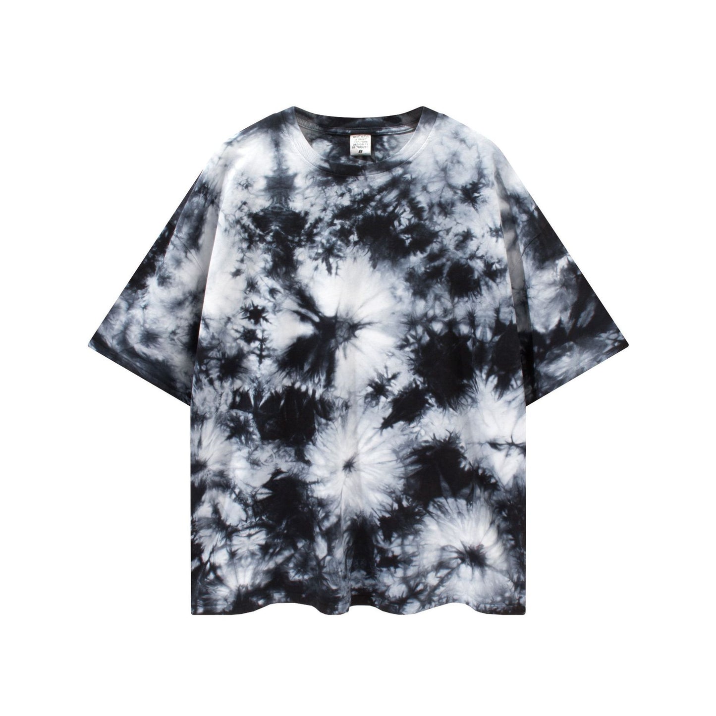 T-shirt à manches courtes pour hommes Tie Dye irrégulier à la mode