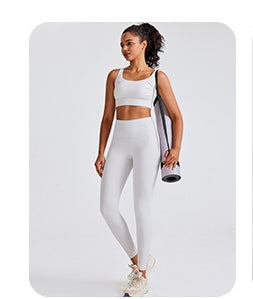 Costume de vêtements de Yoga pour femmes, sous-vêtements d'entraînement Push Up, façonnage, respirant, taille haute, levage des hanches