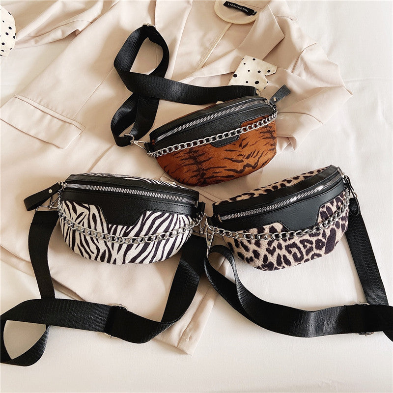 Lady Leopard Print Fanny Pack Europe et Amérique