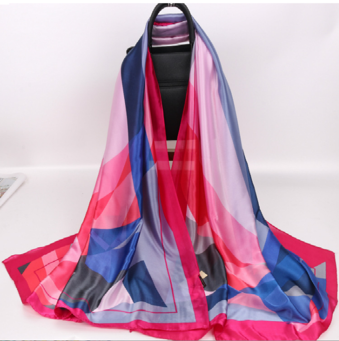 Fashion Women's Sunscreen Simulation Silk Scarf