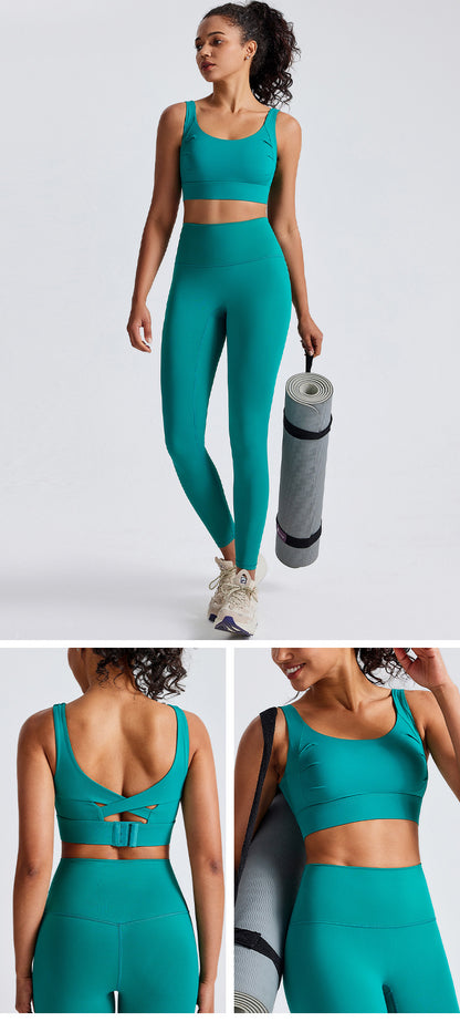 Costume de vêtements de Yoga pour femmes, sous-vêtements d'entraînement Push Up, façonnage, respirant, taille haute, levage des hanches