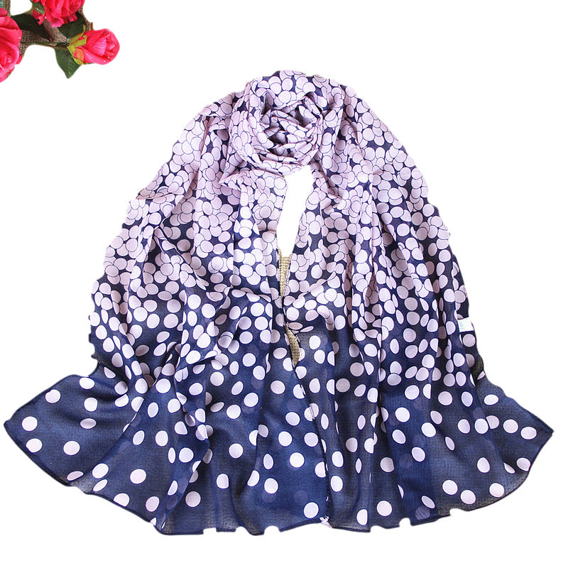 Ladies Chiffon Scarf Water Freezing Point